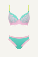 The Flex and V Brazilian Set - Aqua