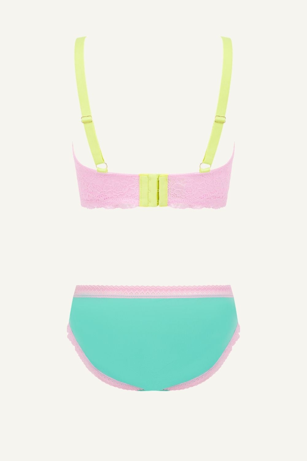 Aqua Plunge Bra And Mid Rise Brief Set