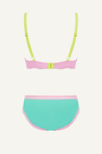 Aqua Plunge Bra And Mid Rise Brief Set