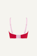 Red Plunge Bra
