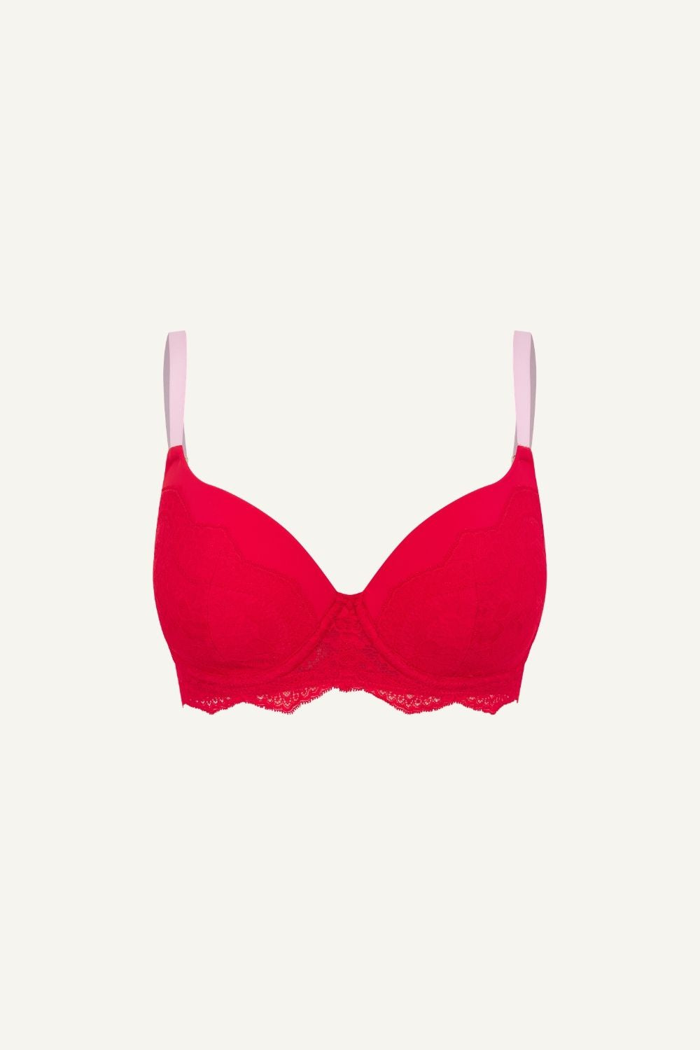 Red Plunge Bra