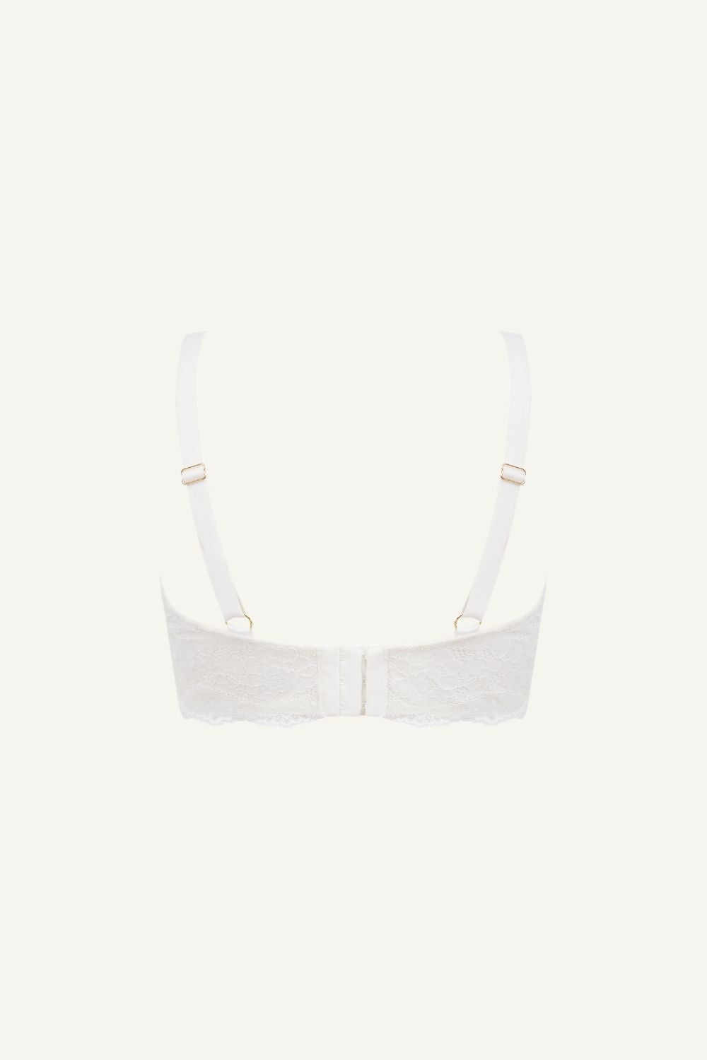 a ghost image of the back of a white fuller cup bra called the flex 