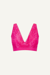 Glitter Lace Fuller Cup - Pink