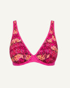 Pink Snake Print Bralette