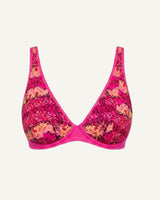 Pink Snake Print Bralette