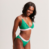 Synergy Lace Brief - Emerald