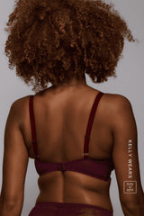 All Wonder, Push Up Bra - Wine