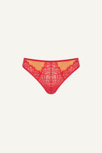 A ghost image of the front of the Multi-Layer Mesh Brief - Orange Duo