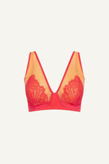 Mutli-Layer Mesh Bra - Orange Duo