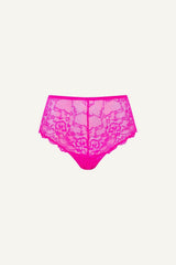 Signature Lace Short - Neon Pink