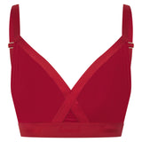 Second Skin High Support Bra - Deep Red