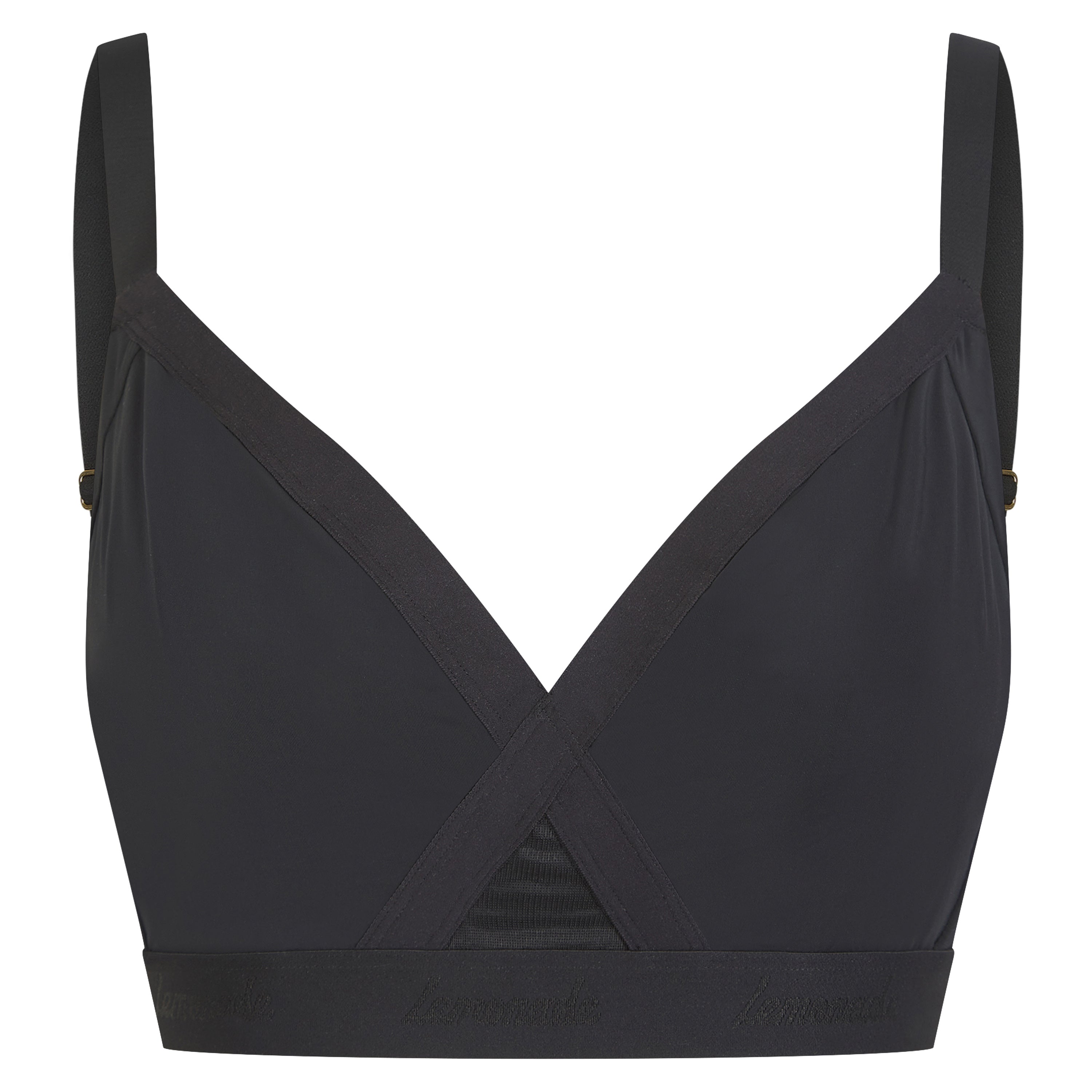 Second Skin High Support Bra - Black