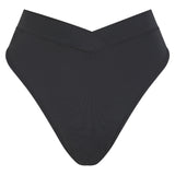 Second Skin Wrap Thong - Black