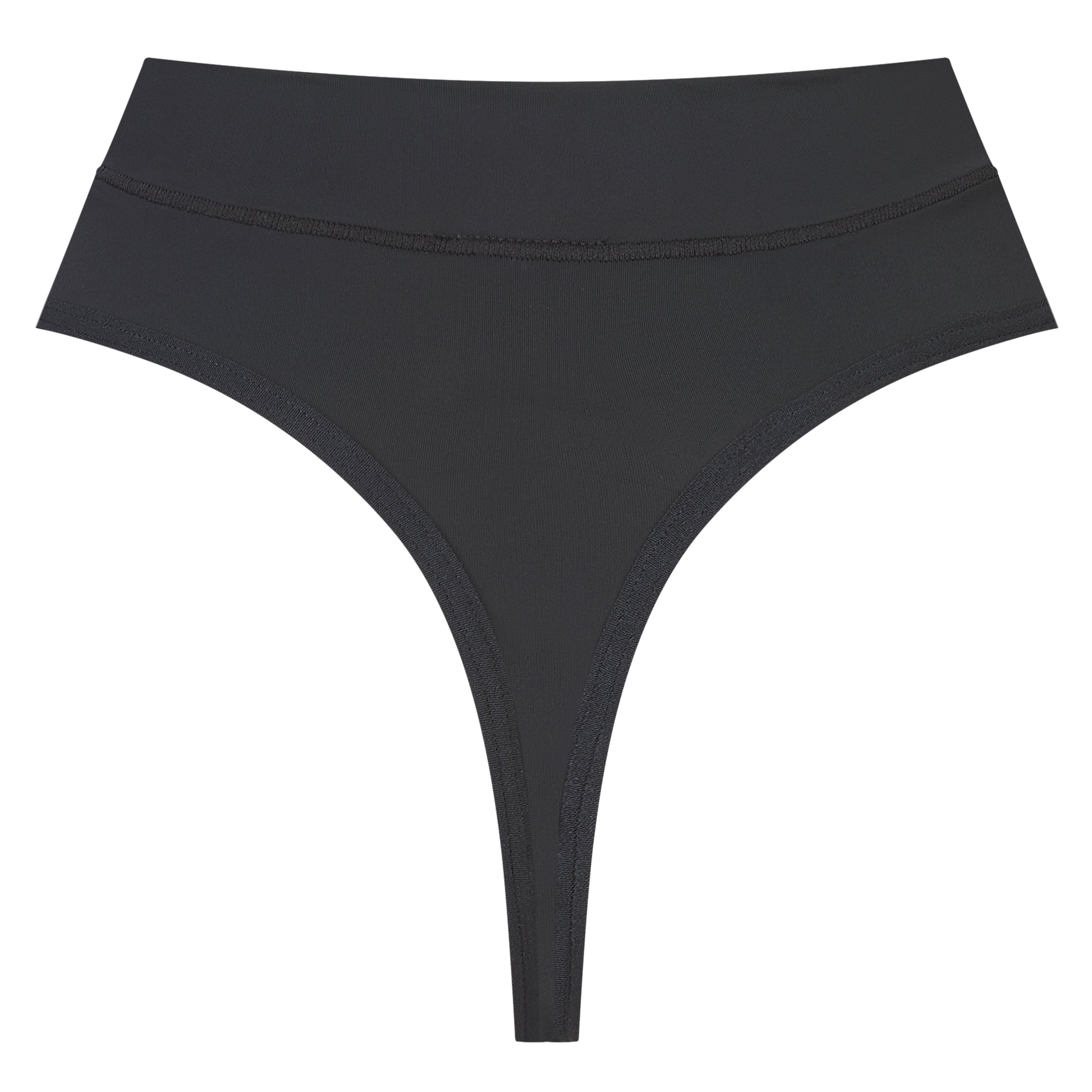 Second Skin Wrap Thong - Black