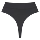 Second Skin Wrap Thong - Black