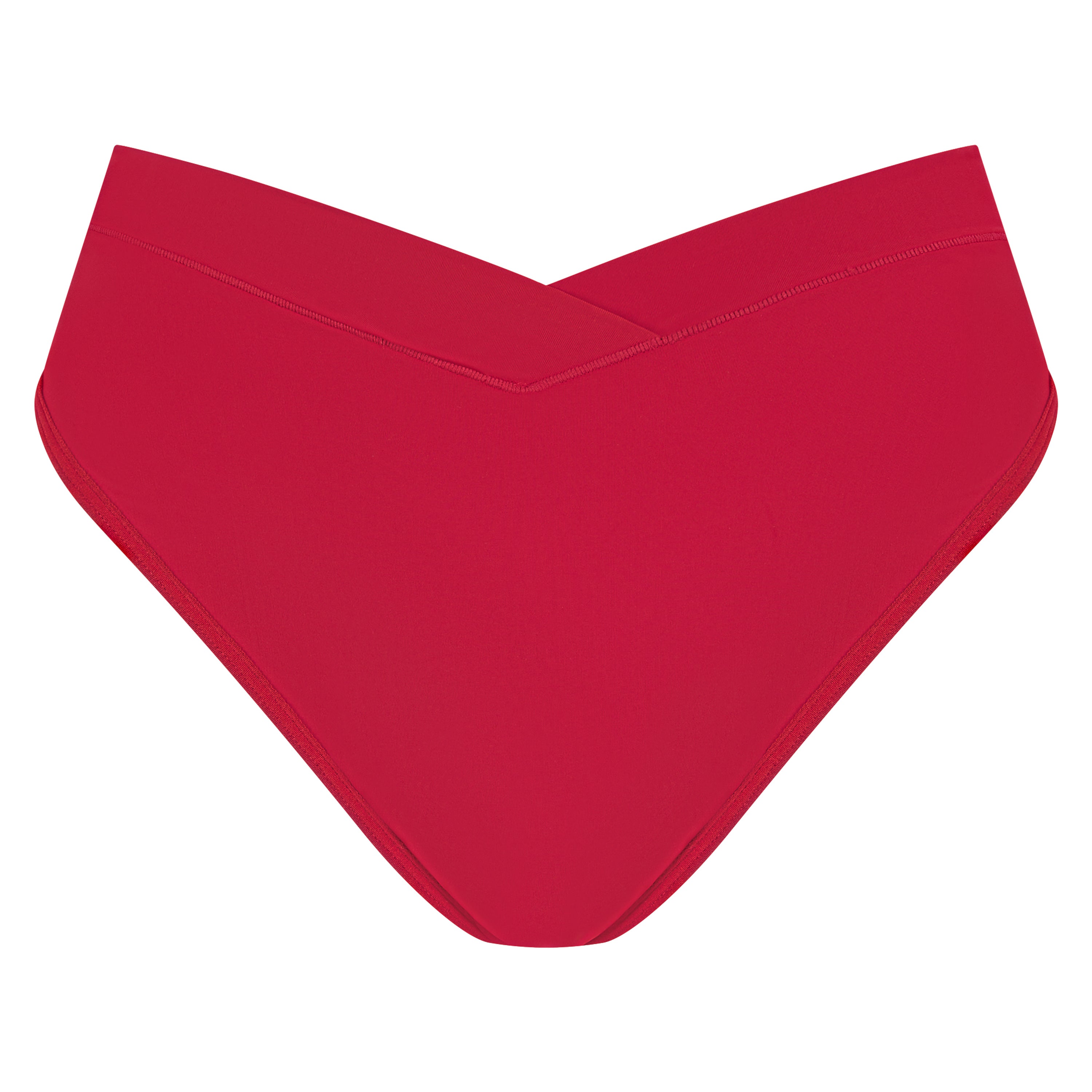 Second Skin Wrap Brief - Deep Red