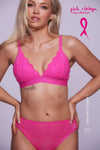 Signature Lace Bralette - Neon Pink