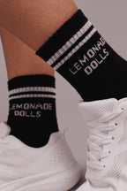 Chaussettes Limonade Crew - Noir