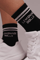 Lemonade Crew Socks - Black