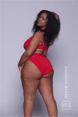 Everyday Eco Fuller Cup Bralette & Brief Set - Red