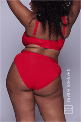 Everyday Eco Fuller Cup Bralette & Brief Set - Red