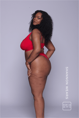 Everyday Eco Fuller Cup Bra & Thong Set - Red
