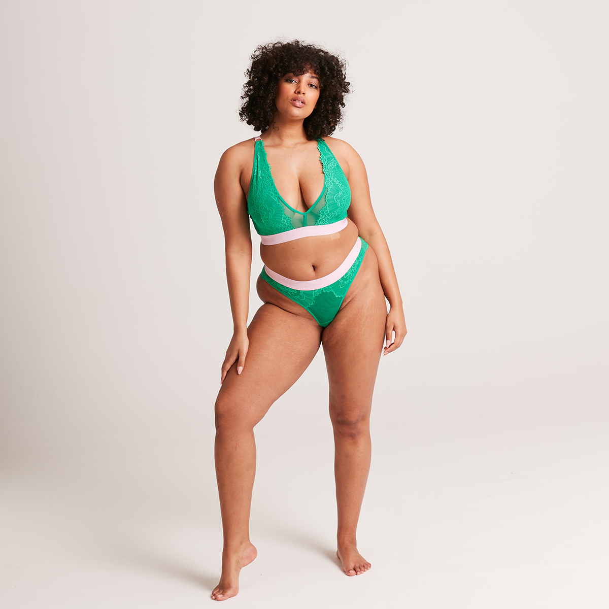 Synergy Lace Fuller Cup Bra - Emerald