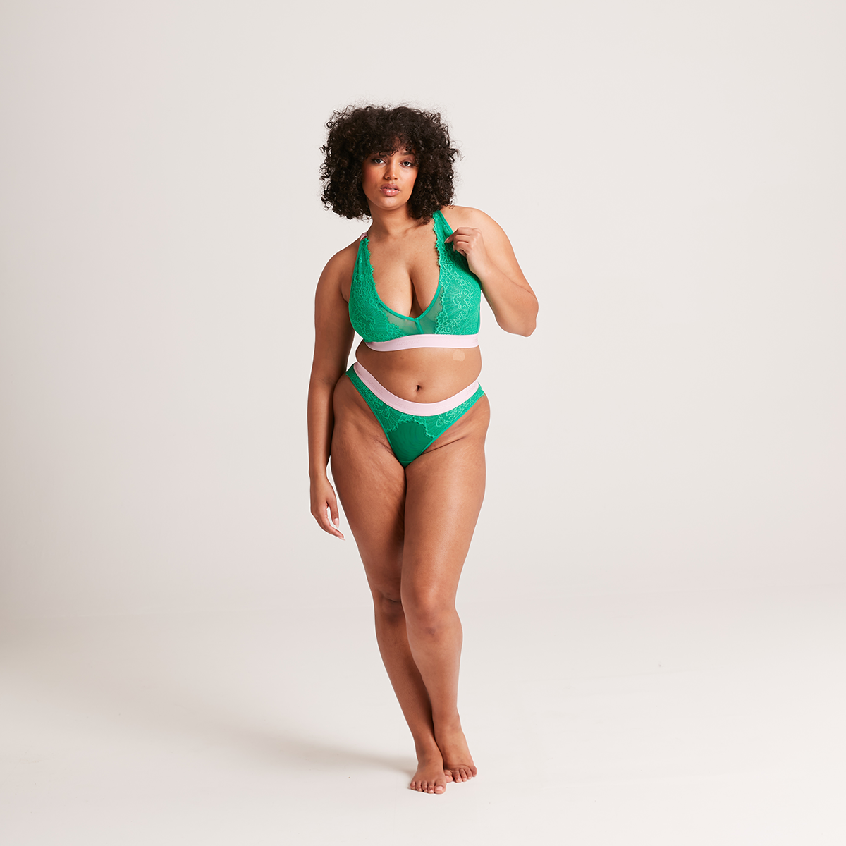 Synergy Lace Fuller Cup Bra - Emerald