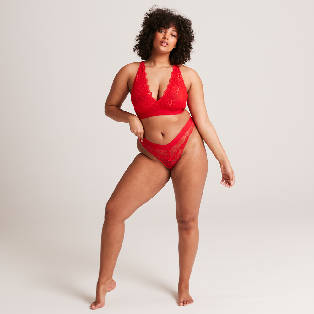 Signature Lace Brazilian - Red