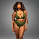 Everyday Eco Bralette - Khaki