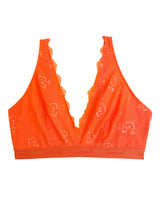 Signature Lace Fuller Cup Bralette - Neon Orange