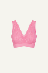 Signature Lace Fuller Cup Bralette - Pastel Pink