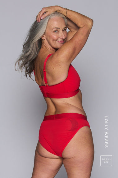 So Soft Mesh Brief - Red