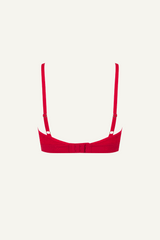 Signature Lace Bralette - Red
