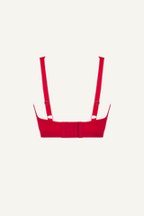 Signature Lace Fuller Cup Bralette & Brazilian - Red