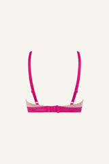 Signature Lace Bralette - Two Tone Pink