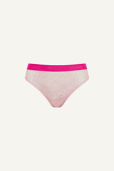 Signature Lace Brief - Two Tone Pink