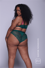 Signature Lace Synergy Fuller Cup Bralette - Forest Green