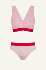 Signature Lace Fuller Cup & Brief Set - Light Pink