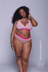 Signature Lace Fuller Cup Bralette - Two Tone Pink