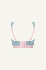 Signature Lace Fuller Cup Bralette - Denim Blue and Pink