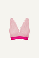Signature Lace Fuller Cup Bralette - Two Tone Pink