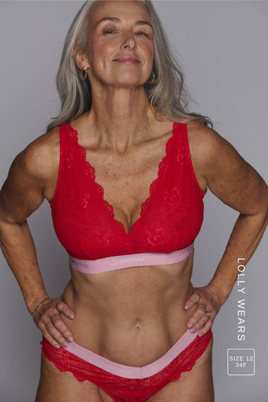 Signature Lace Fuller Cup - Cherry Pop