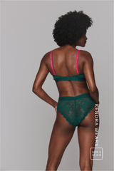 Signature Lace Synergy V Brazilian - Forest Green