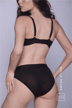 So Soft Mesh Bralette & Brief Set - Black