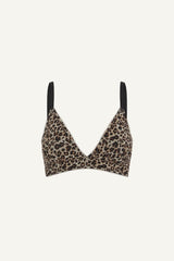 So Soft Mesh Bralette - Leopard