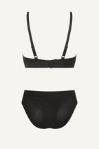 So Soft Mesh Bralette & Brief Set - Black