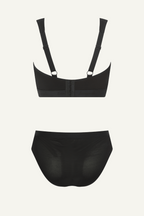 So Soft Mesh Bralette & Brief Set - Black