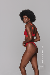 Signature Lace Thong - Goji Berry Red Synergy