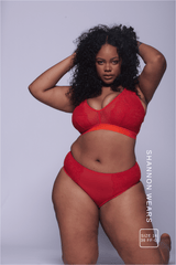 Ensemble brassière et culotte taille haute Signature Lace - Synergie baies de goji et orange